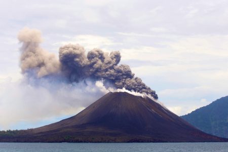 Anak Krakatau or Child of Krakatoa eruption 2