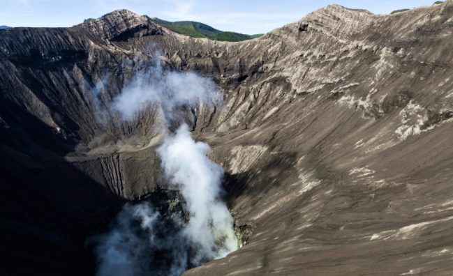 Bromo Crater on a good and calm day.