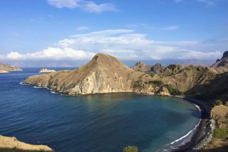 One side of Padar Island