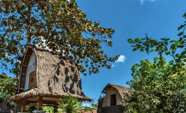 Sasak tribe traditional house